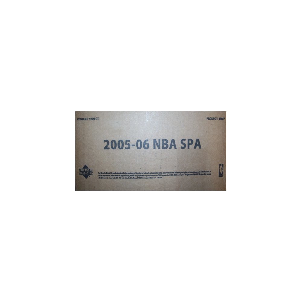 2005-06 Upper Deck SP Authentic Basketball Hobby 12-Box Case