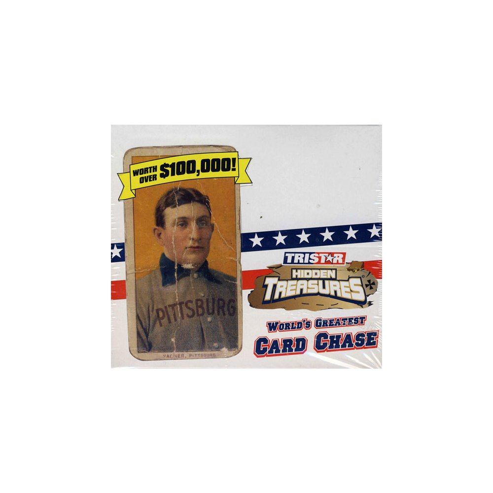 05 Tristar Hidden Treasures World S Greatest Card Chase Baseball Box Steel City Collectibles