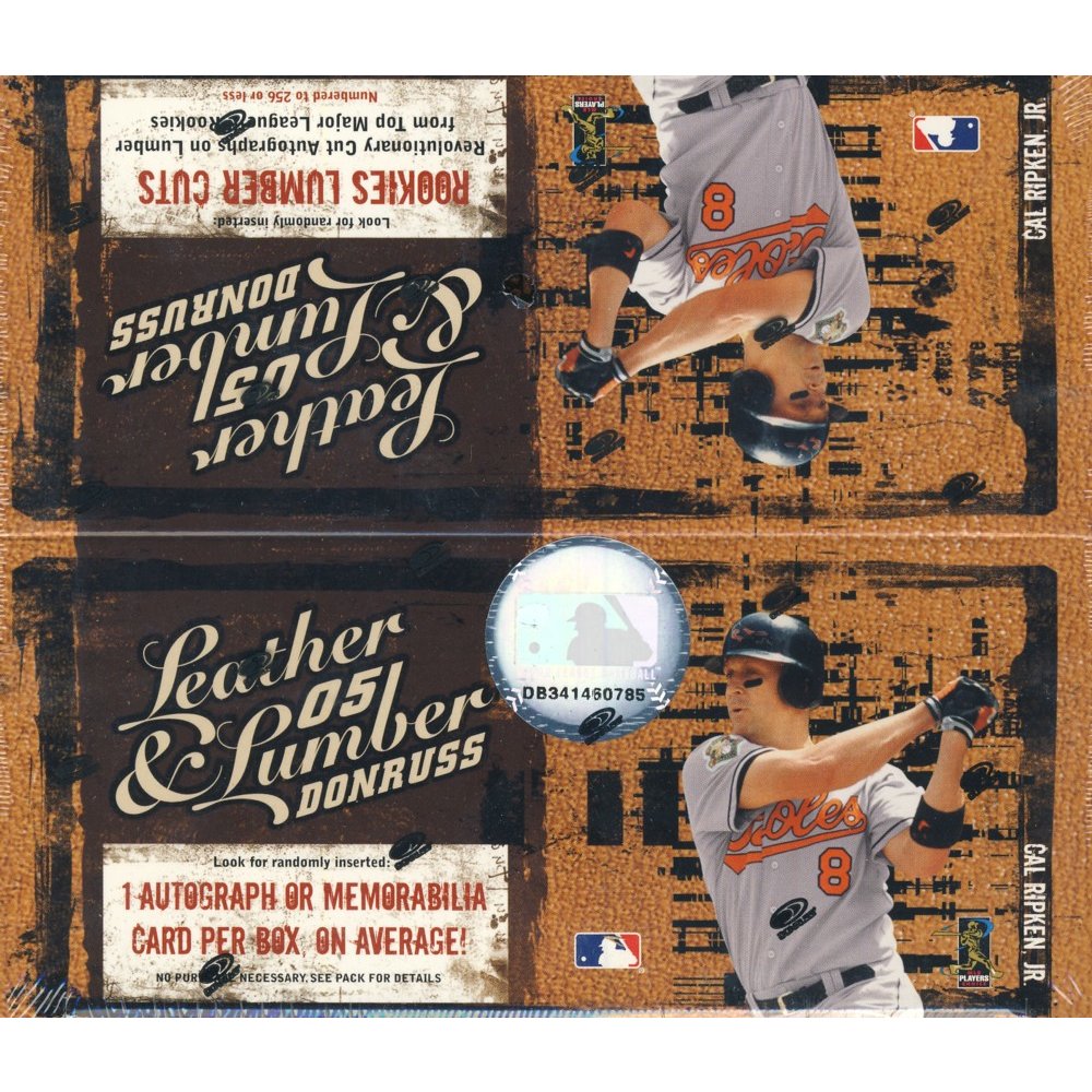 2005 Donruss Leather & Lumber Baseball 24ct Retail Box Steel City
