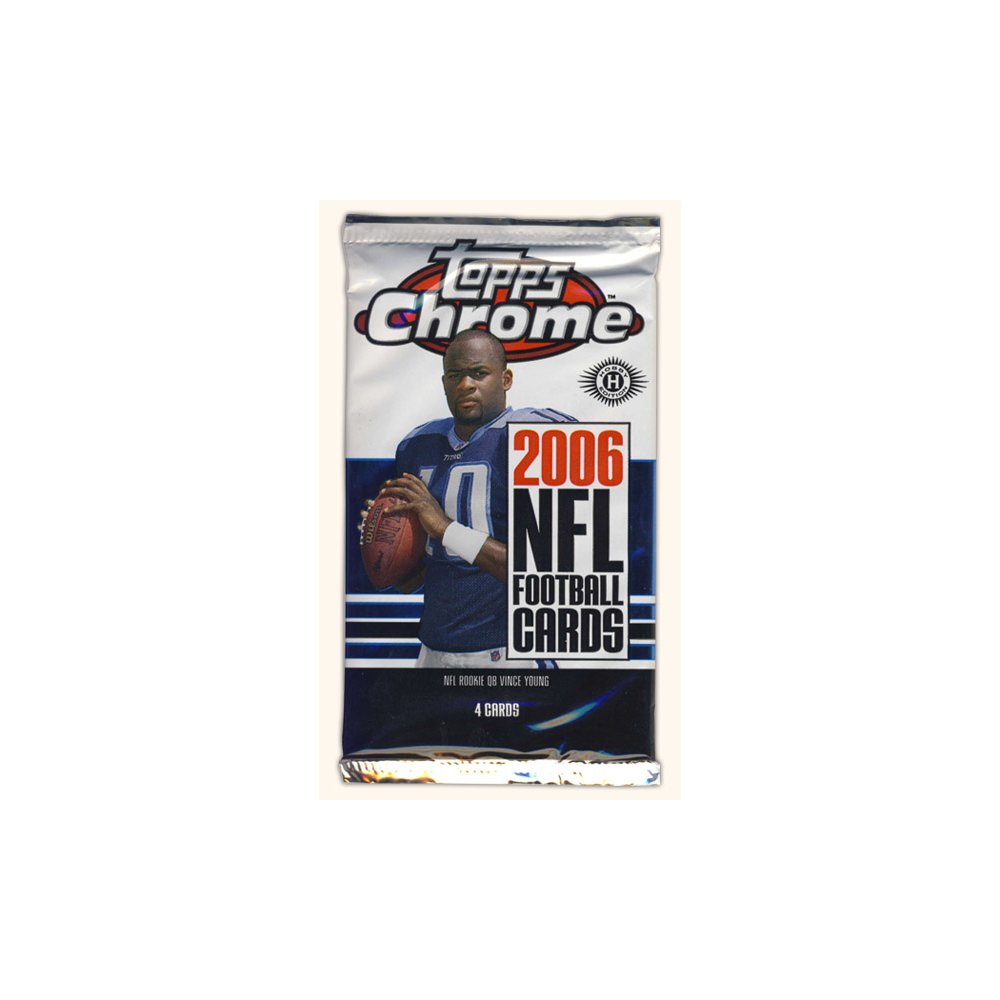 2006 Topps Chrome Football Hobby 4 Pack Lot Steel City Collectibles