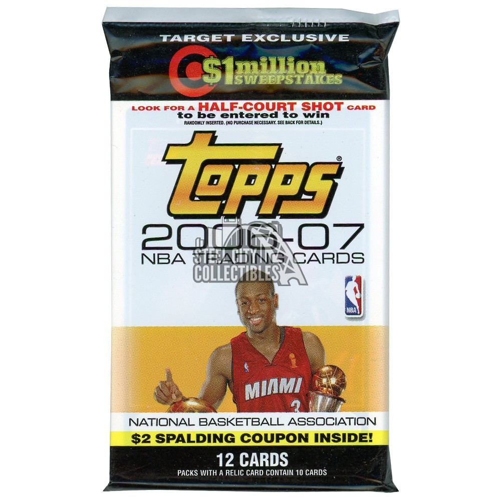 2006-07 Topps Basketball Target Exclusive Retail 12-Card Pack