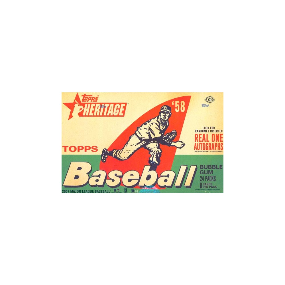 2007 Topps Heritage Baseball Hobby Box Steel City Collectibles