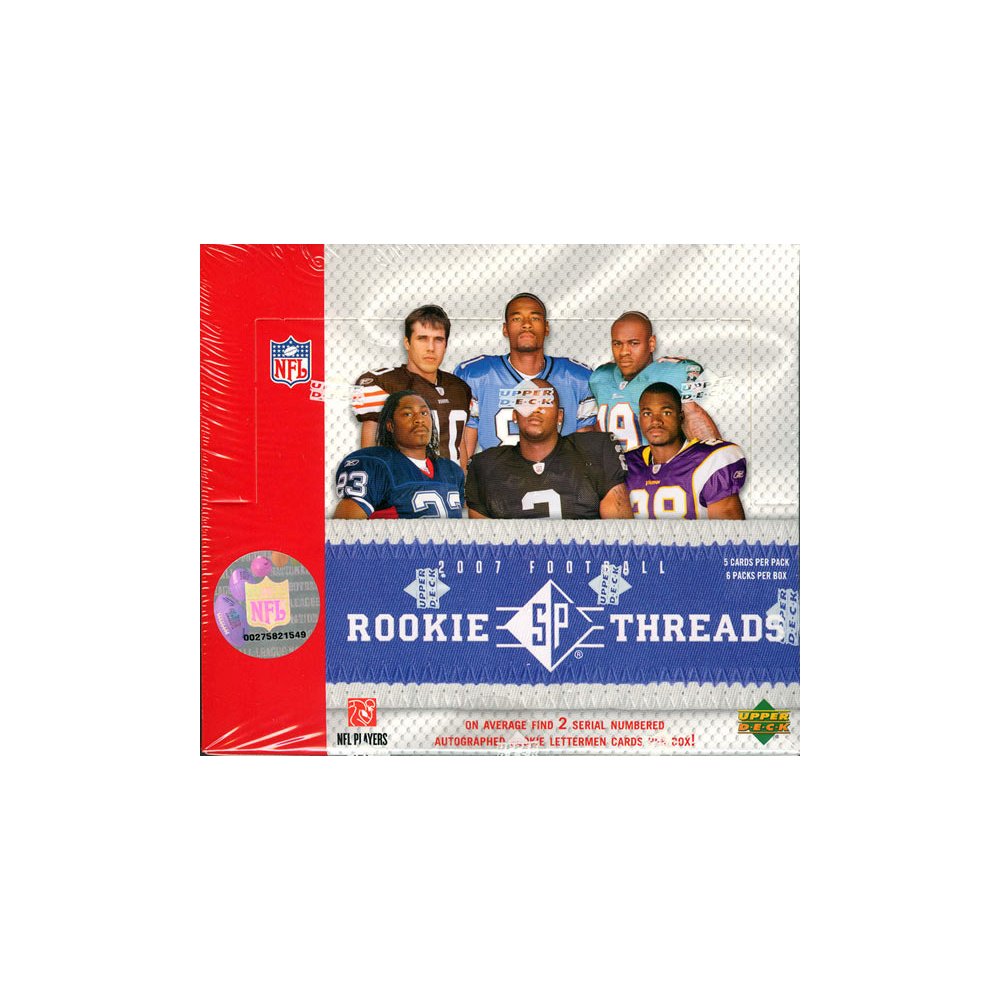 2007 Upper Deck SP Rookie Threads Football Hobby Box | Steel City