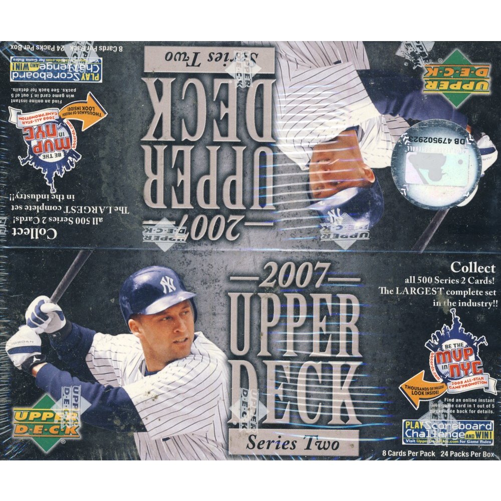 2007 Upper Deck Series 2 Baseball 24ct Retail Box Steel City Collectibles