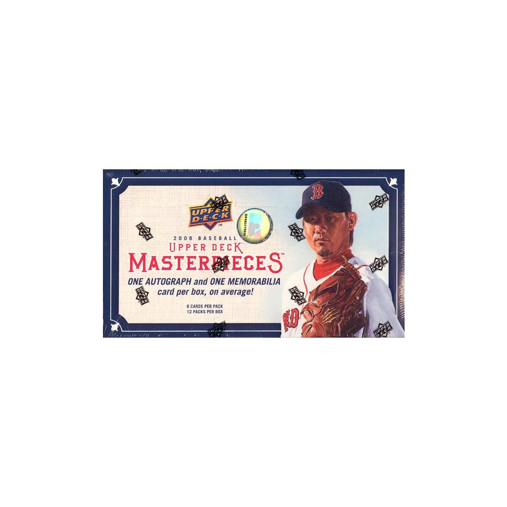 2008 Upper Deck Masterpieces Baseball Hobby Box Steel City Collectibles