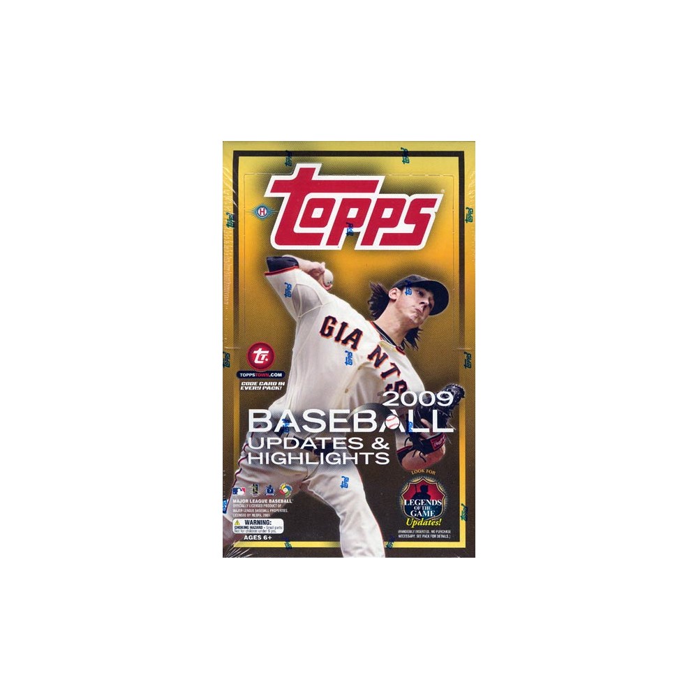2009 Topps Updates & Highlights Baseball Hobby Box | Steel City