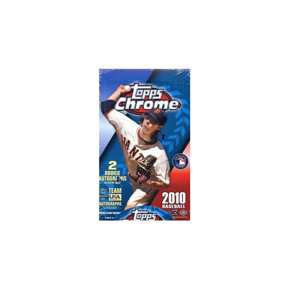 2010 Topps Chrome Baseball Hobby Box | Steel City Collectibles