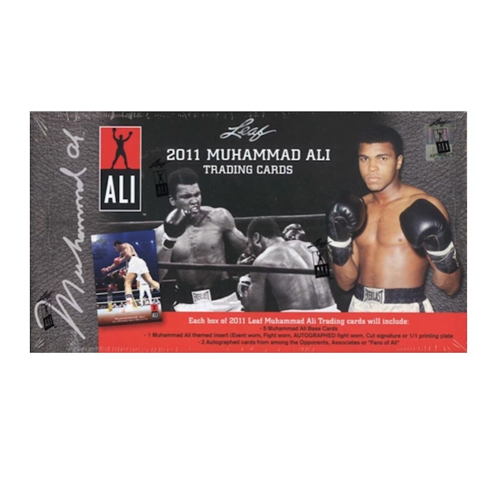 2011 Leaf Muhammad Ali Boxing Hobby Box Steel City Collectibles