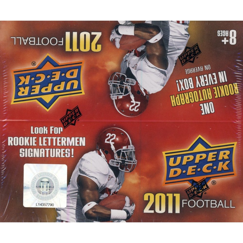 2011 Upper Deck Football 24ct Retail Box Steel City Collectibles