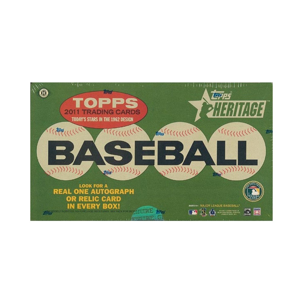 2011 Topps Heritage Factory Sealed Baseball Hobby Box 