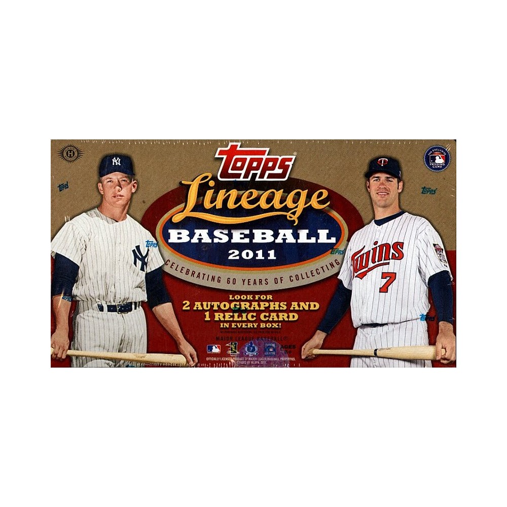 2011 Topps Lineage Baseball Hobby Box | Steel City Collectibles