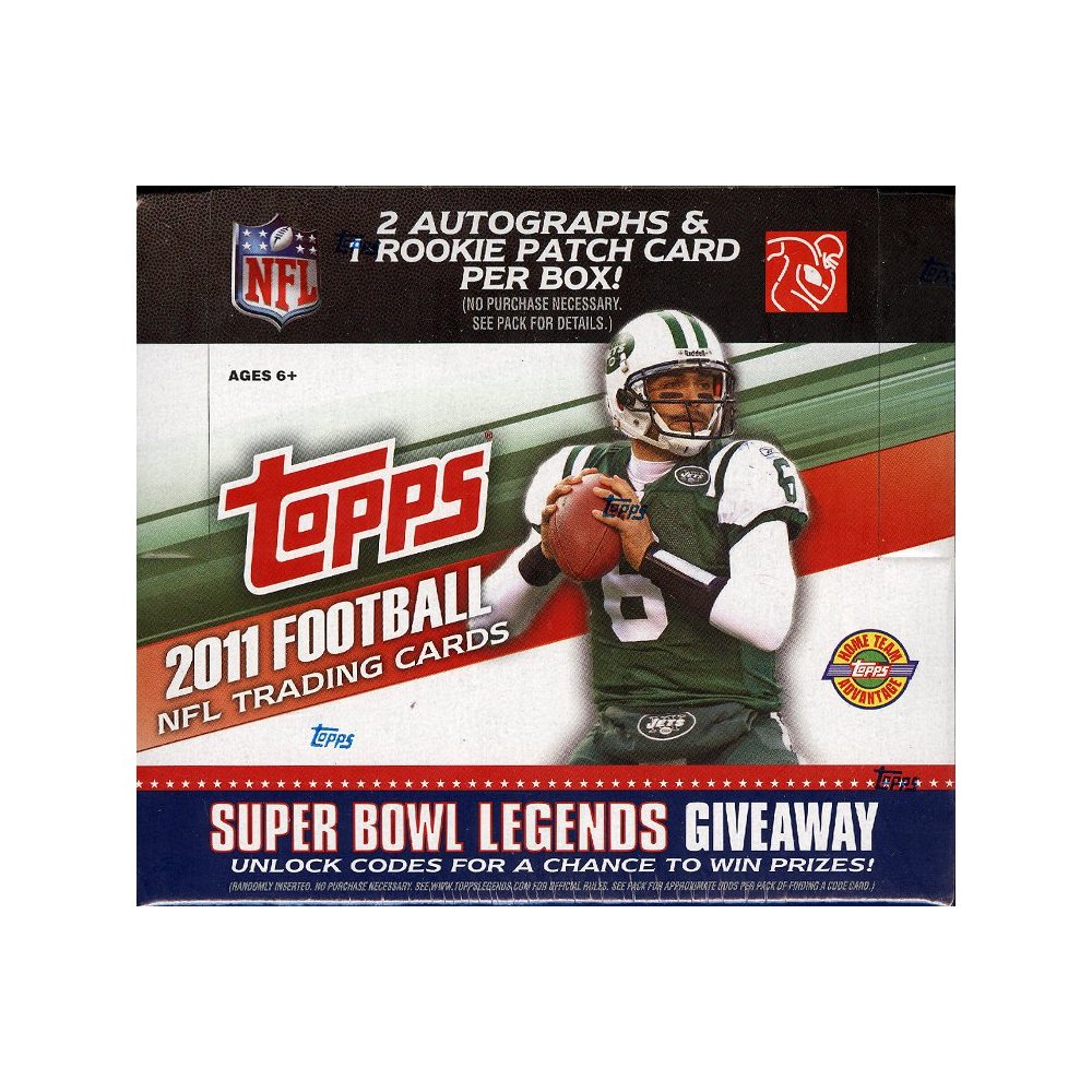 2011 Topps Football Jumbo HTA Box | Steel City Collectibles