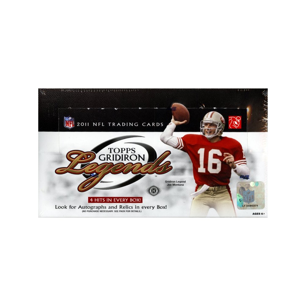 2011 Topps Gridiron Legends Hobby Football Box