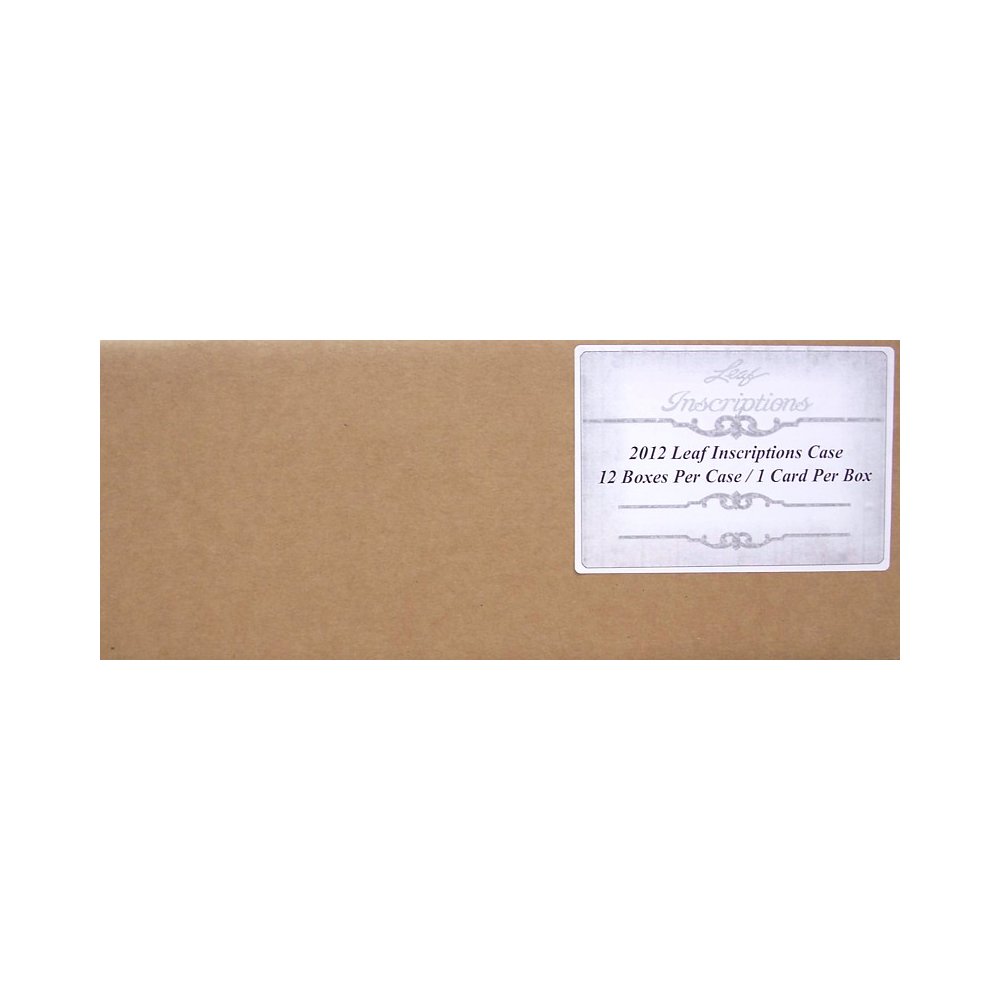 2012 Leaf Inscriptions Hobby 12-Box Case | Steel City Collectibles