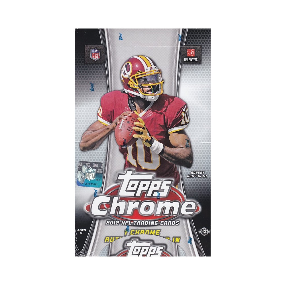 2012 Topps Chrome Football Hobby Box Steel City Collectibles