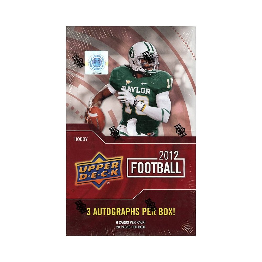 2012 Upper Deck Football Hobby Box Steel City Collectibles