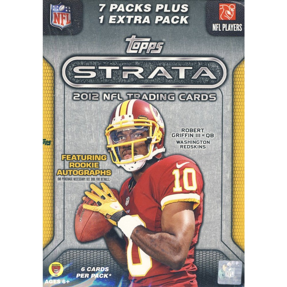 2012 Topps Strata Football Factory Sealed Blaster Box – Look For Andrew Luck & Russell Wilson Rookies!