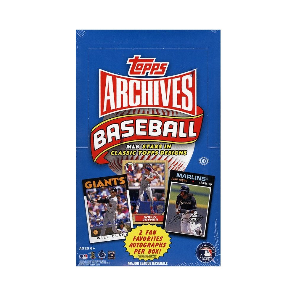 2012 Topps Archives Baseball Hobby Box Steel City Collectibles