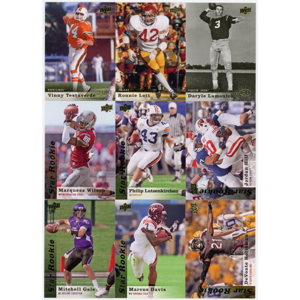 2013 Upper Deck Football 150Card Base Set With Star Rookies Steel