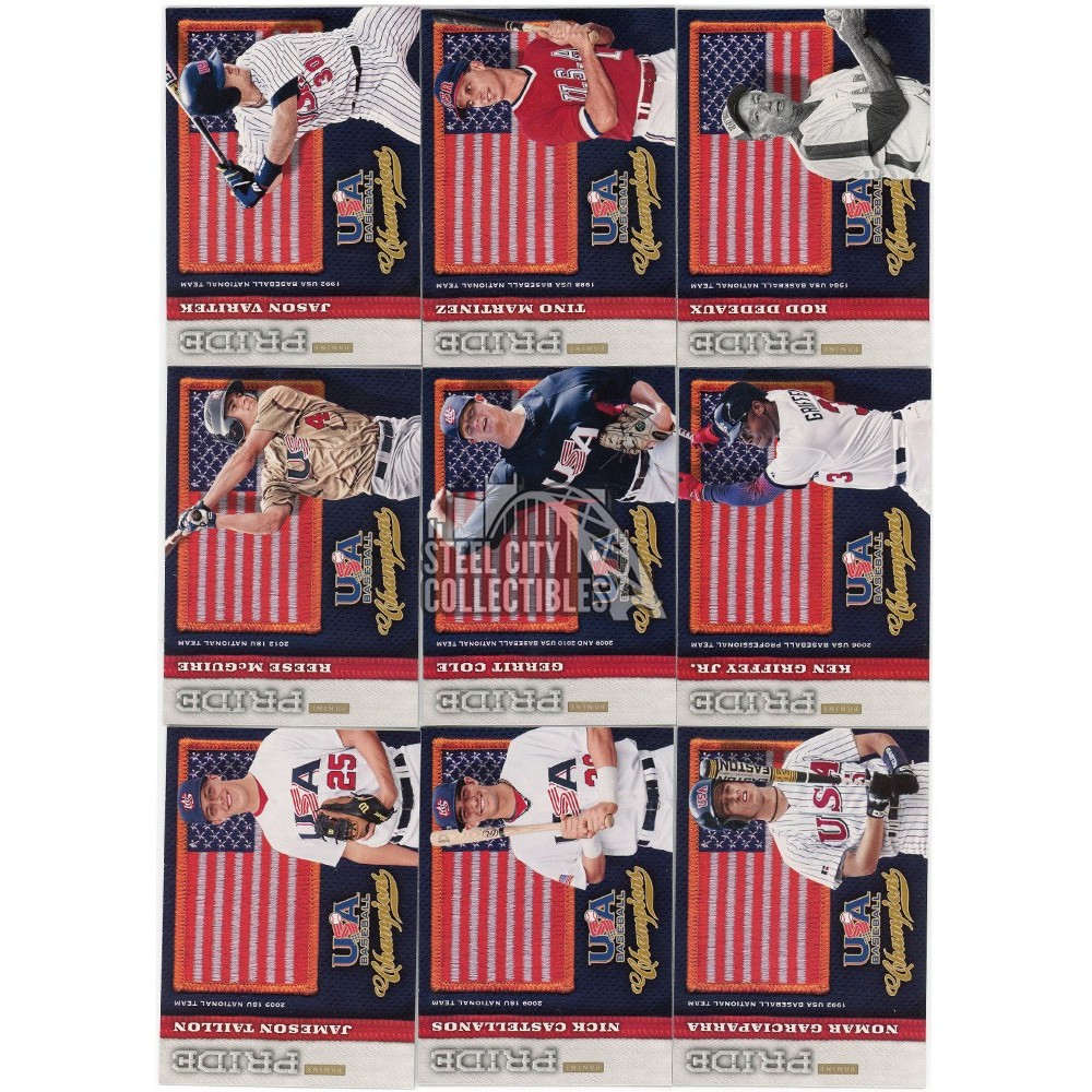 2013 Panini USA Baseball Champions Pride Assorted 25 Count Lot | Steel City  Collectibles, image size:1000x1000