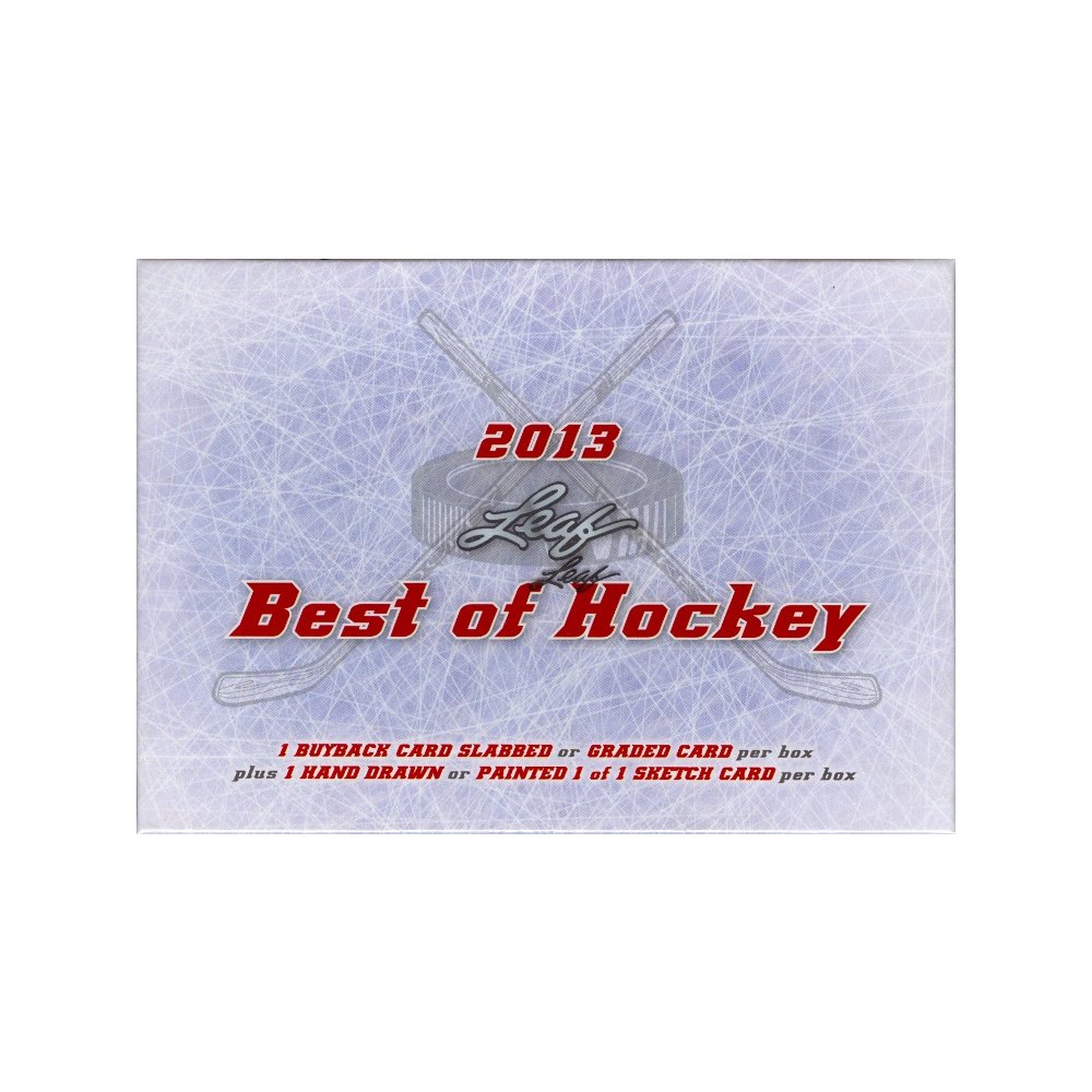 2013 Leaf Best of Hockey Hobby Box Steel City Collectibles
