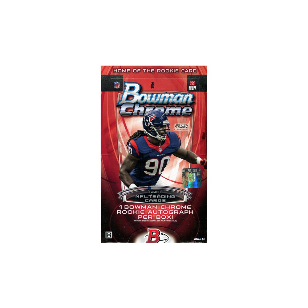 2014 Bowman Chrome Football Hobby Box Steel City Collectibles