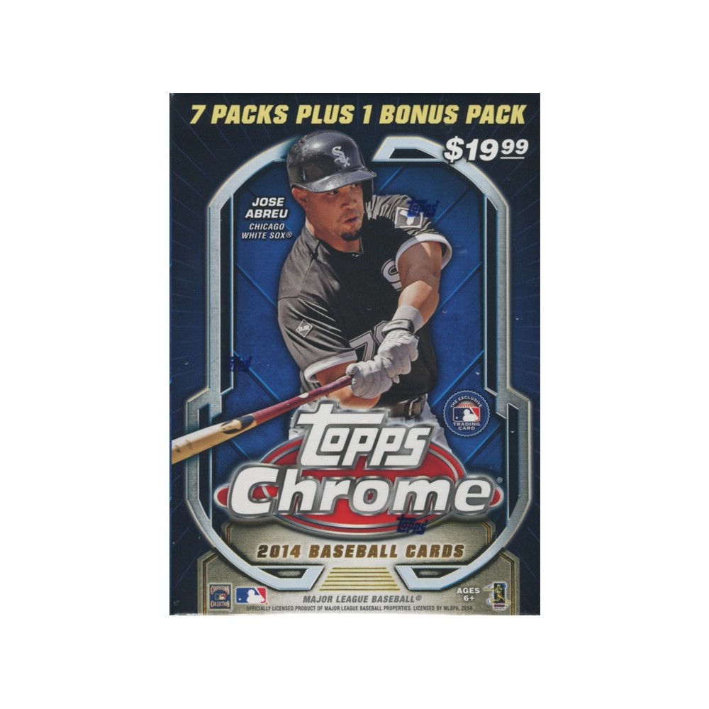 2014 Topps Chrome Baseball Blaster Box Steel City Collectibles