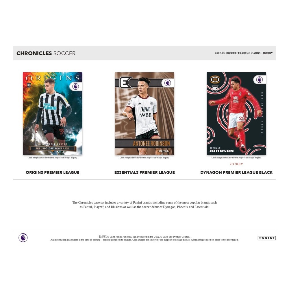 2022-23 Panini Chronicles Soccer Hobby Box | Steel City 2022-23 Panini Chronicles Soccer Hobby Box | Steel City