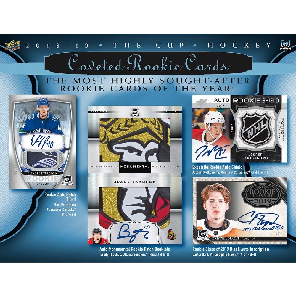 2018-19 Upper Deck The Cup Hockey Hobby 3-Box Case | Steel City Collectibles