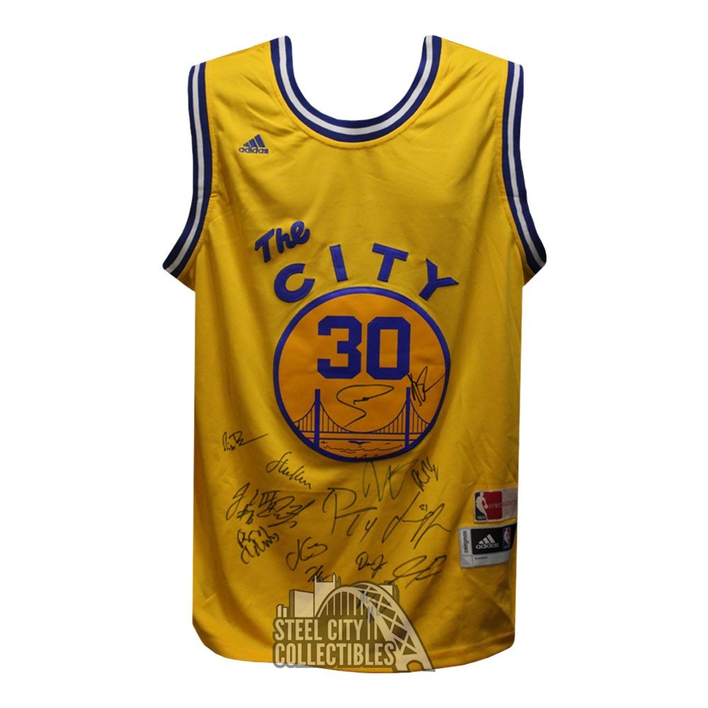 Stephen Curry Autographed Golden State THE CITY Swingman Signed Jersey