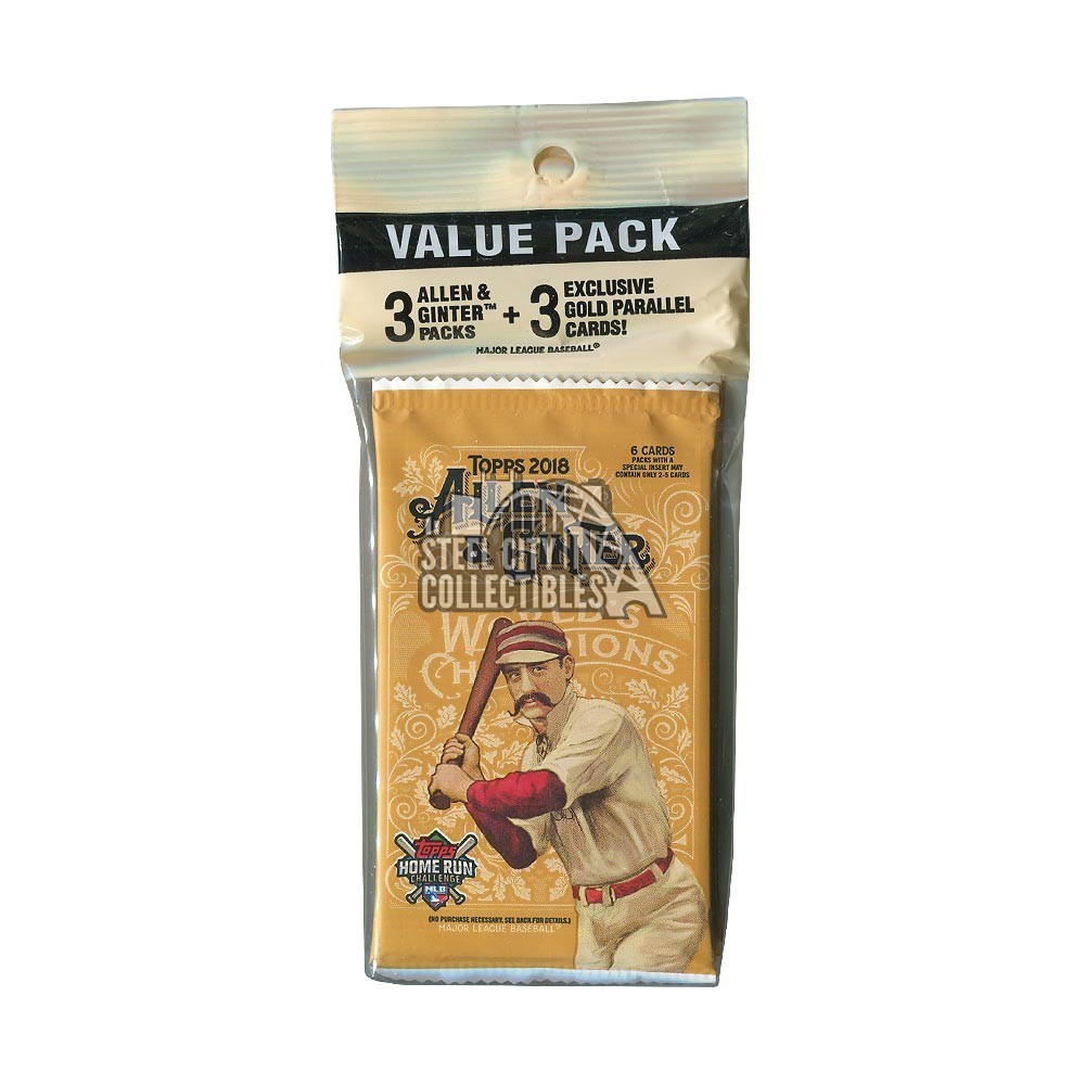 2018 Topps Allen & Ginter Baseball Card Hobby Pack Fresh Box 2018 Topps  Allen & Ginter Hobby Pack – 8 Cards, Look For Ohtani, Autos, Cryptocurrency  2018 Baseball Hobby Box