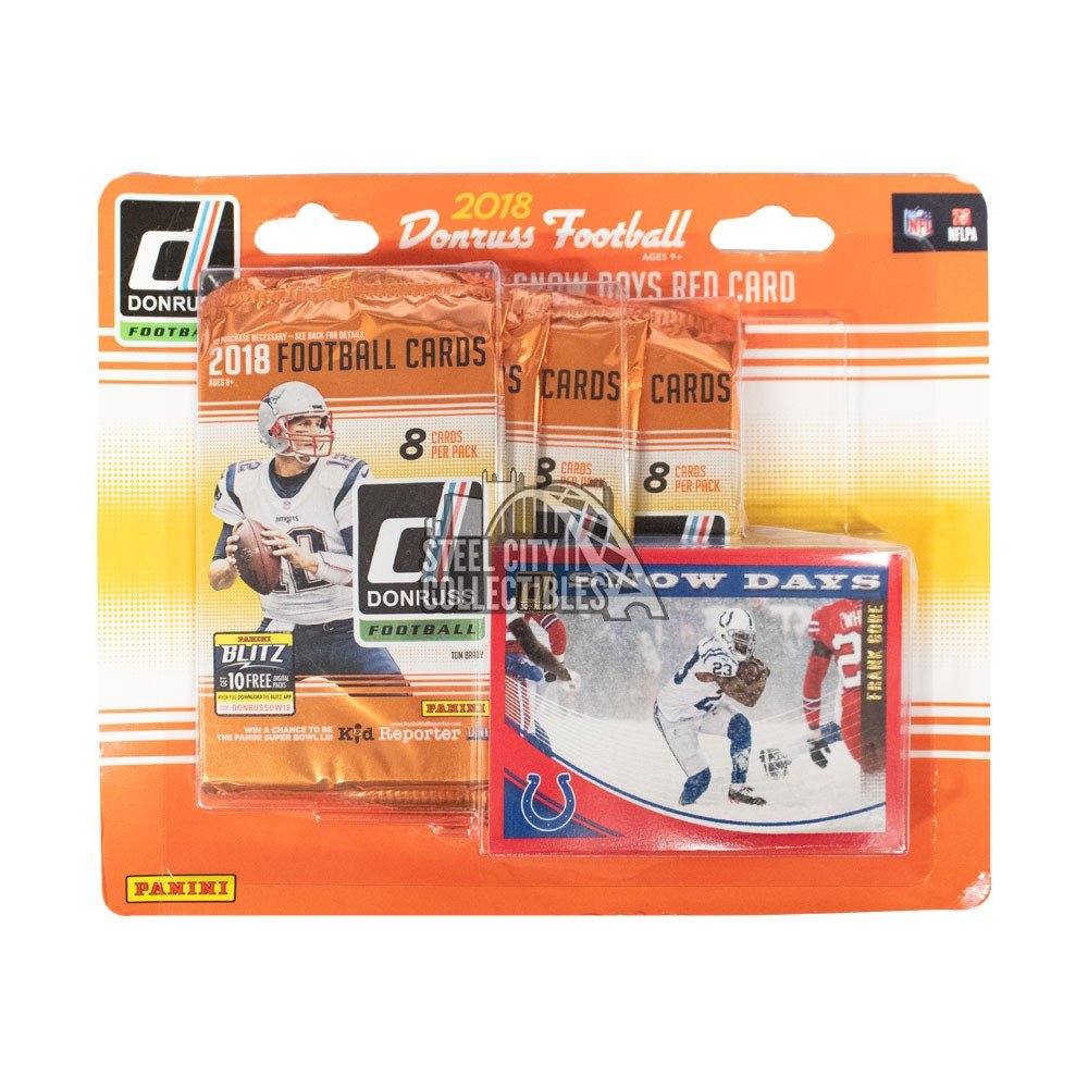 2018 Panini Donruss Football 4ct Blister Pack Steel City