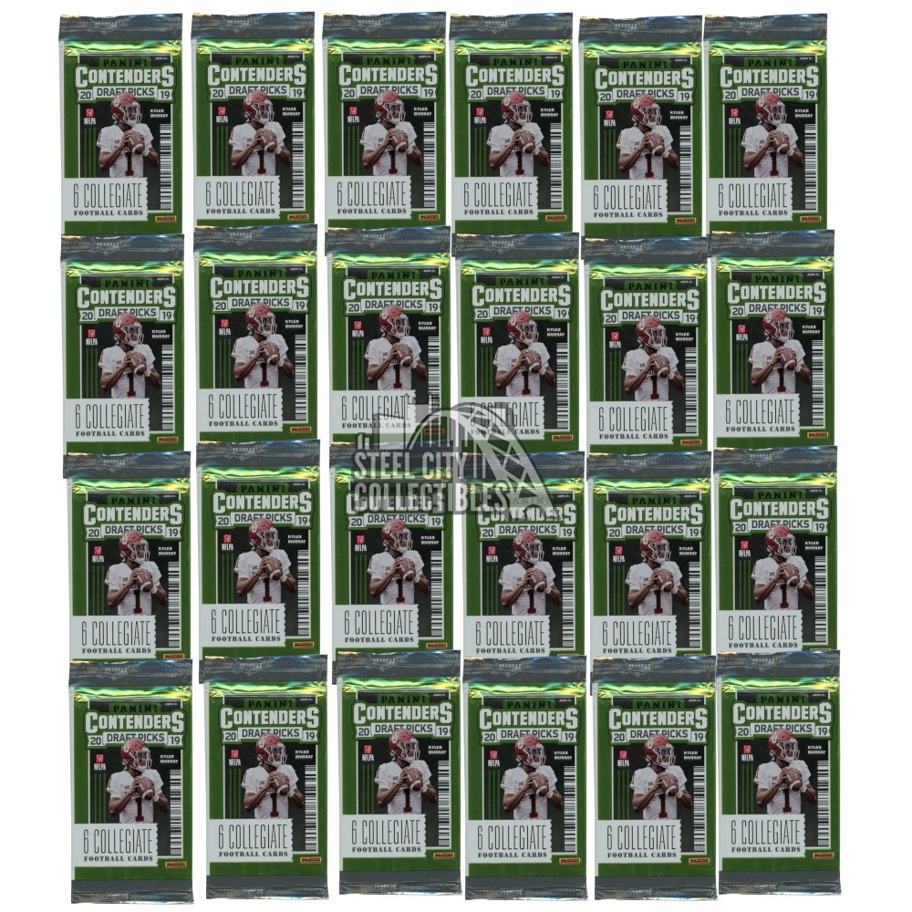 2019 Panini Contenders Draft Picks Football Blaster 24-Pack Lot