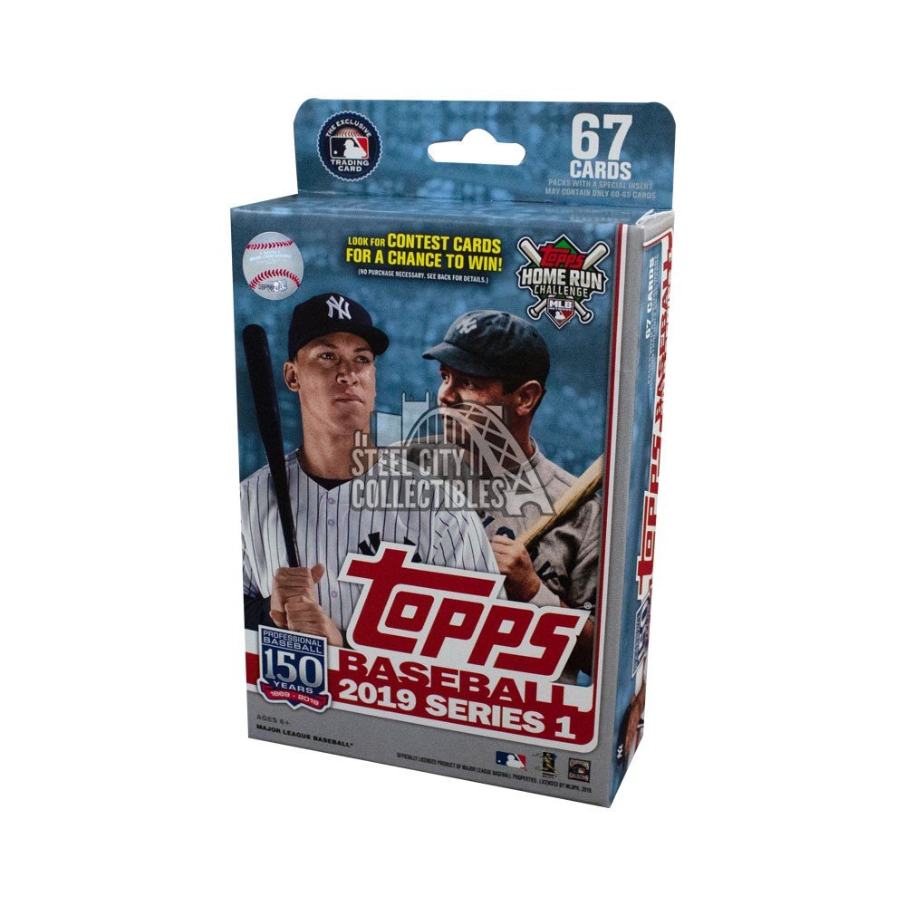 2019 Topps Series 1 Baseball Hanger Pack Target Steel City Collectibles