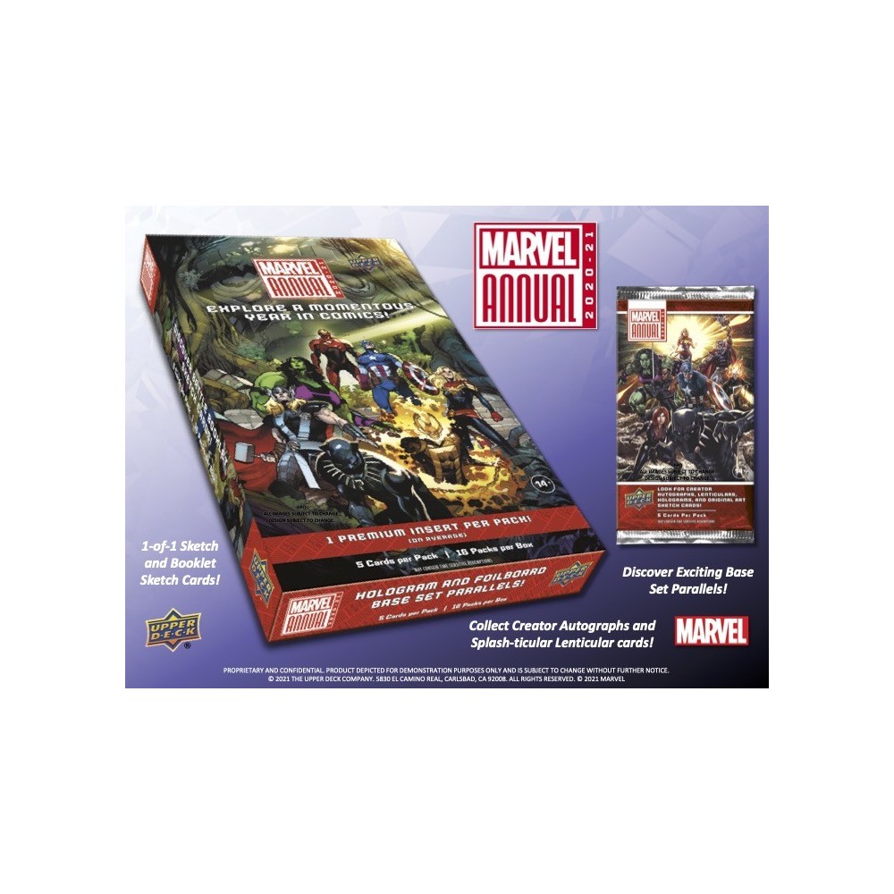 UPPER D·E·C·K MARVEL ANNUAL　新品未開封5パック UPPER D·E·C·K MARVEL ANNUAL 新品未開封5パック トレーディング