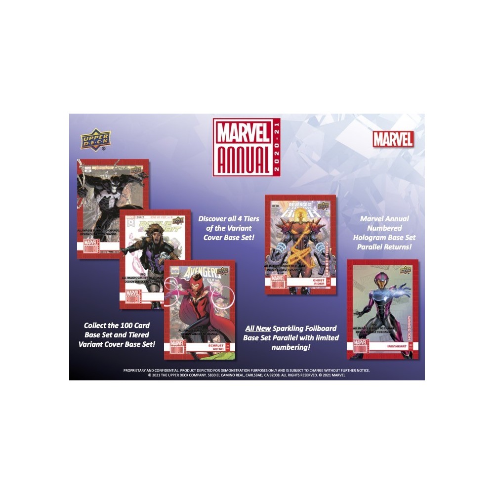 2021 Upper Deck Marvel Annual Hobby Box | Steel City