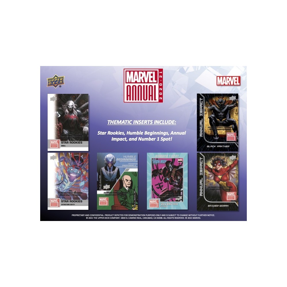 2021 Upper Deck Marvel Annual Hobby 8-Box Case | Steel City
