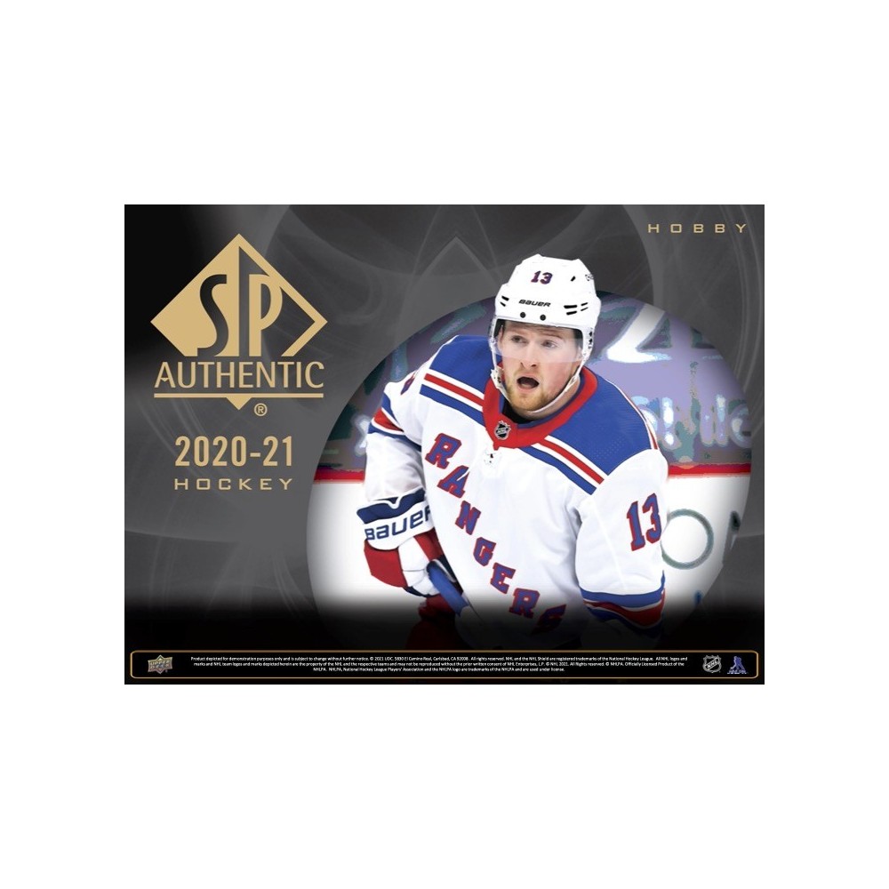 2020 21 Upper Deck SP Authentic Hockey Hobby 8 Box Case Steel