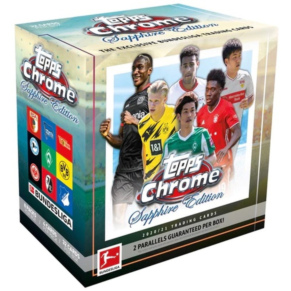 2020-21 Topps Chrome Bundesliga Soccer Sapphire Edition Box Steel City Collectibles