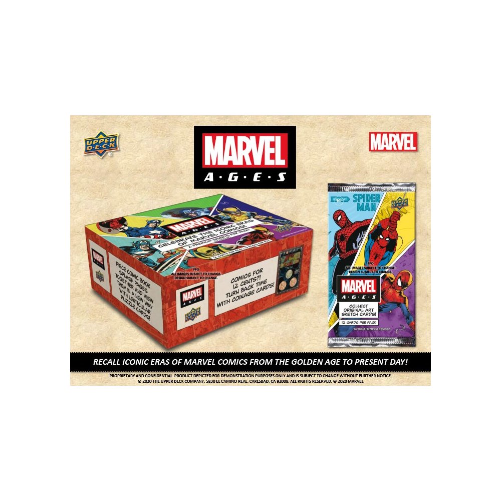UPPER D·E·C·K 2020　MARVEL AGES　新品未開封4パック Upper Deck - 2020 Marvel Ages - Hobby Pack – jawbreakers
