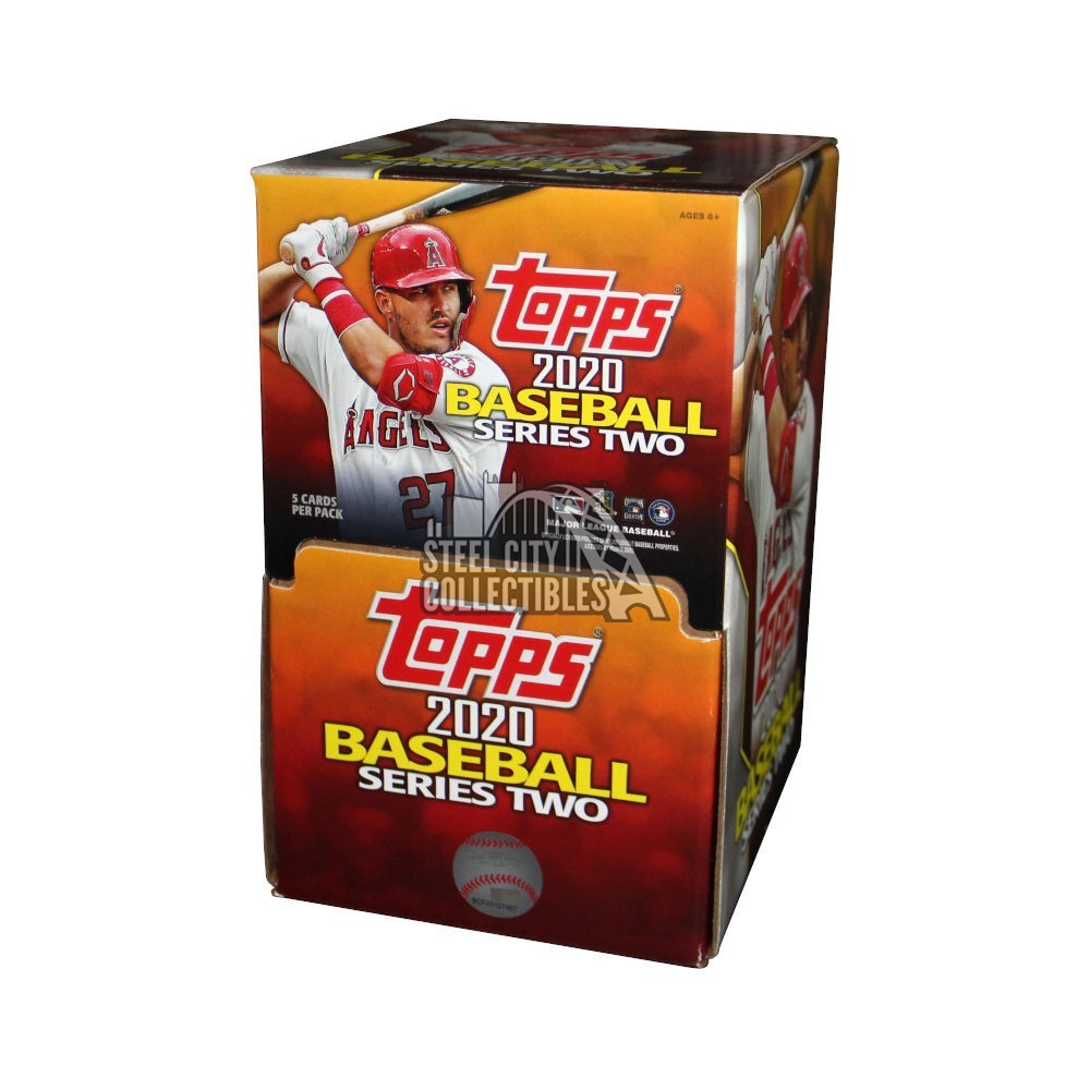 2020 Topps Series 2 Baseball 60 Pack Gravity Feed Box Steel City