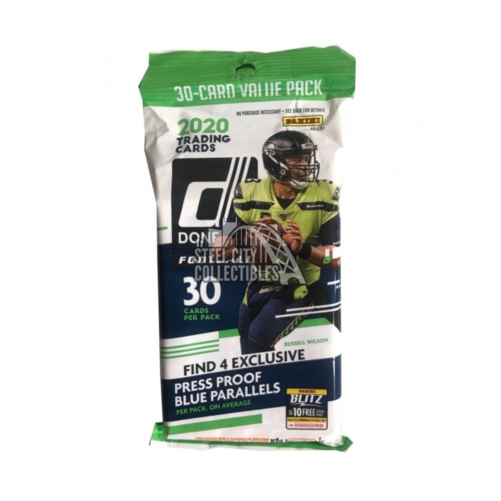 2020 Panini Donruss Football Fat Pack Steel City Collectibles