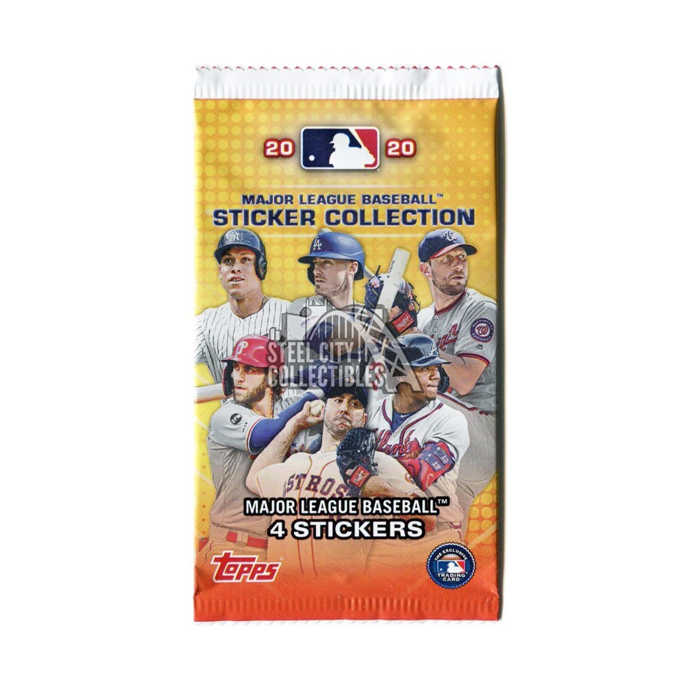 2020 Topps MLB Sticker Collection Baseball Pack | Steel City Collectibles