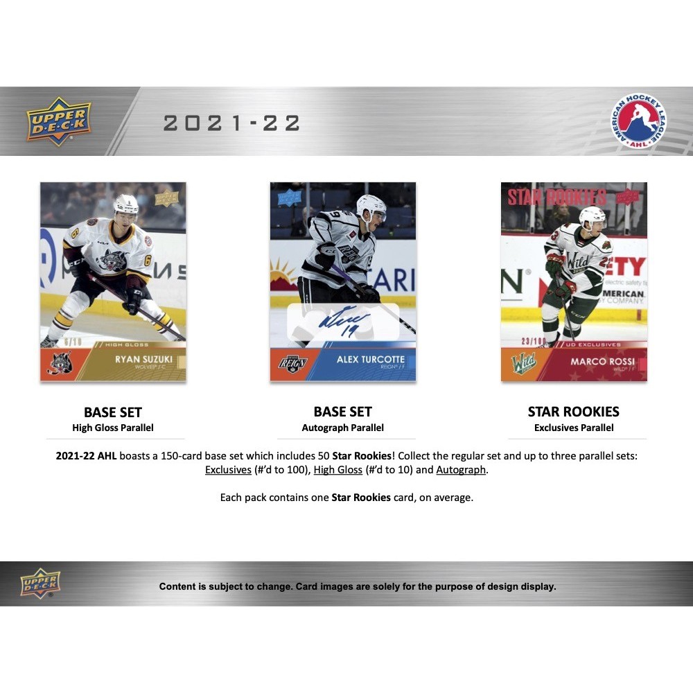 2021 2022 Upper Deck Hockey ALL STARS Factory Sealed 10 Card Set