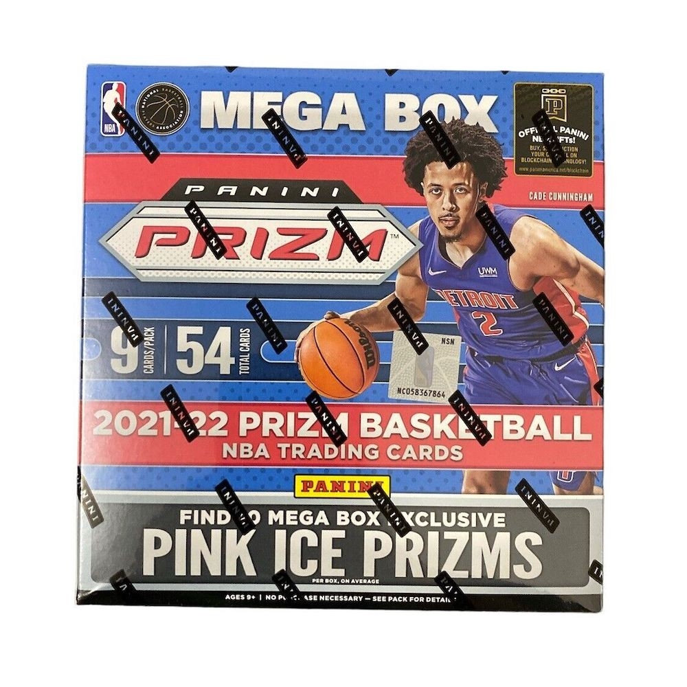202122 Panini Prizm Basketball 54Card Mega Box (Pink Ice Prizms