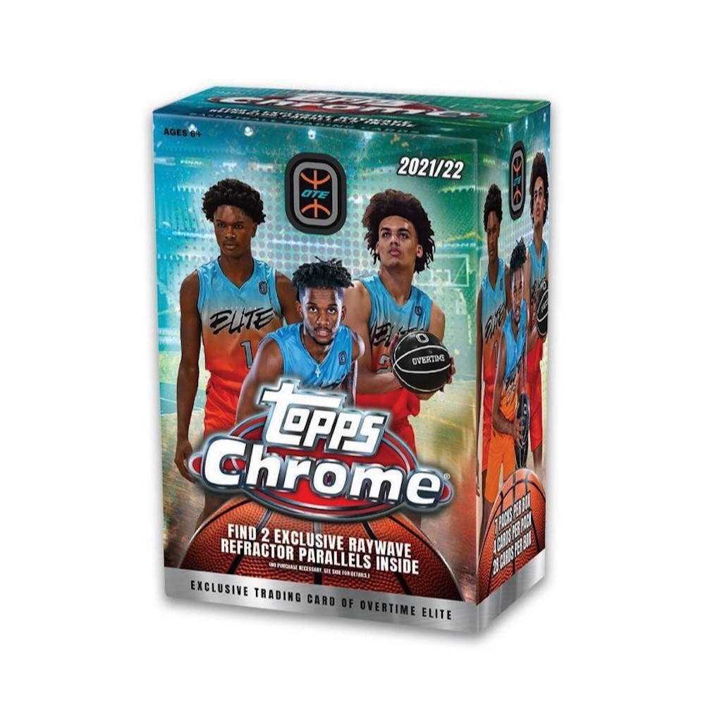 202122 Topps Chrome Overtime Elite Basketball 7Pack Blaster 40Box