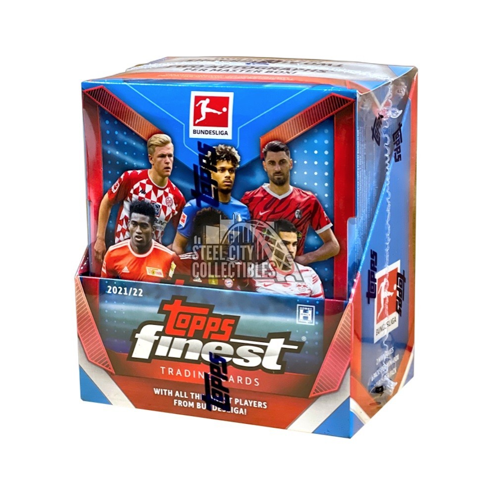 202122 Topps Finest Bundesliga Soccer Hobby Box Steel City Collectibles