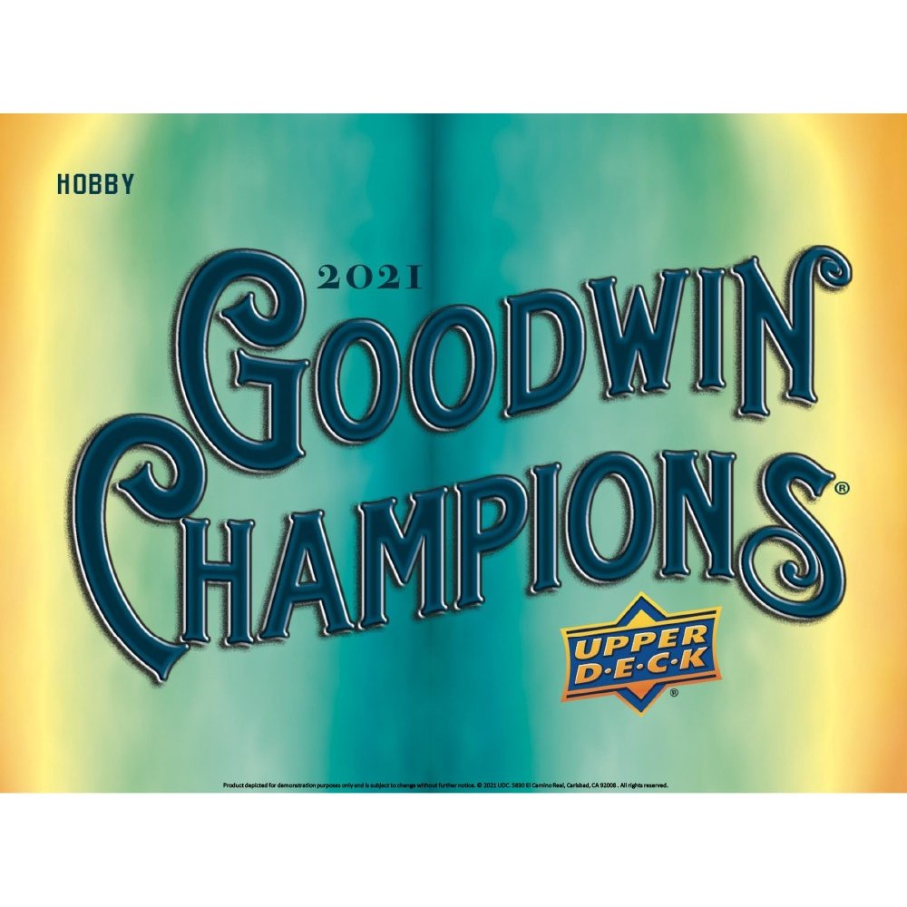 2021 Upper Deck Goodwin Champions Hobby 16-Box Case