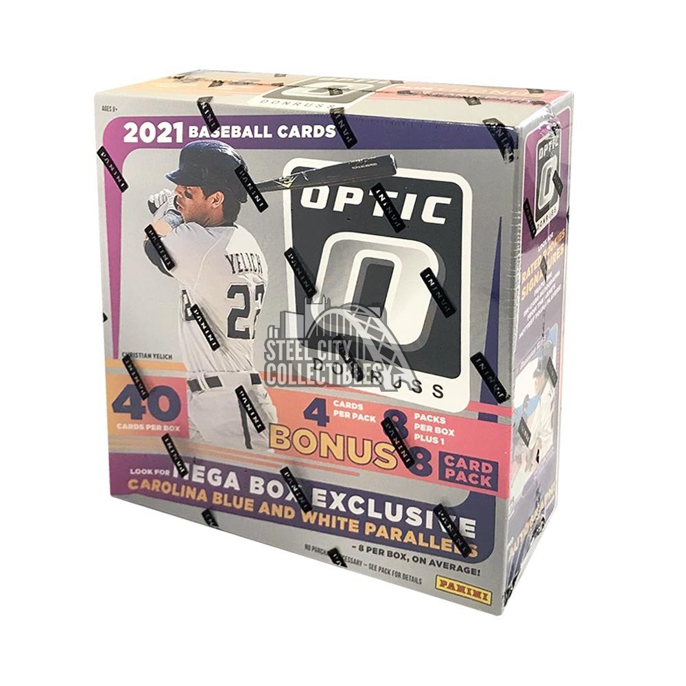 2021 Panini Donruss Optic Baseball 40Card Mega Box Steel City