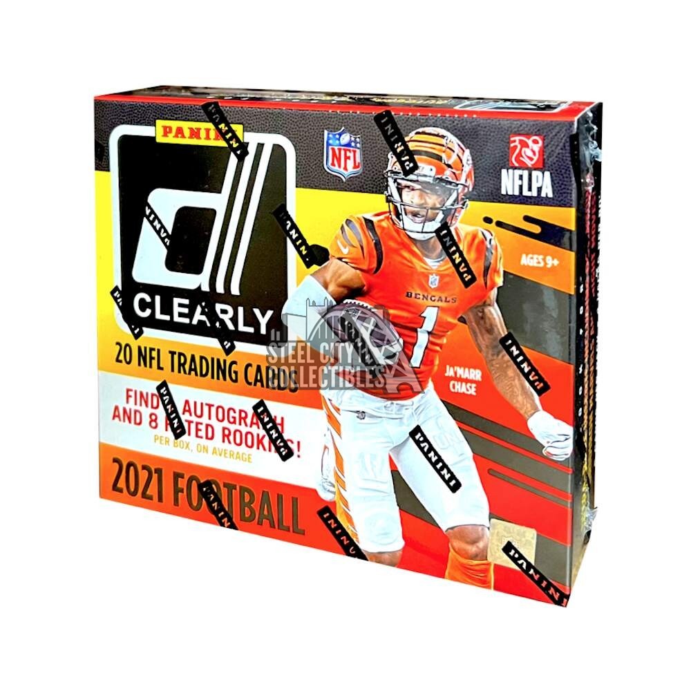 2021 Panini Clearly Donruss Football Hobby Box Steel City Collectibles